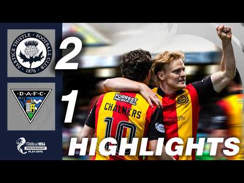 FC Partick Thistle Glasgow 2-1 FC Athletic Dunfermline
