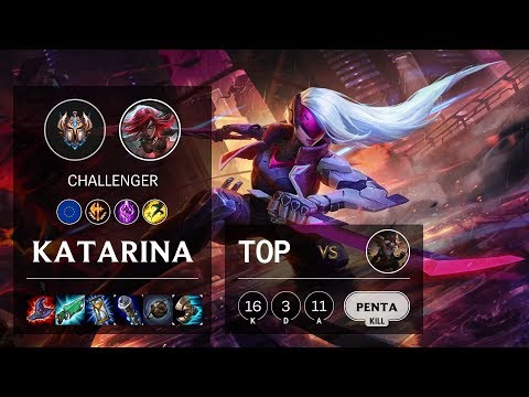 Katarina Top vs Kled - EUW Challenger Patch 10.3