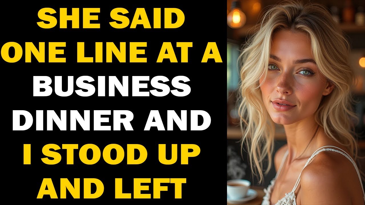 One Sentence Changed Everything — So I Got Up and Left the Life I Knew