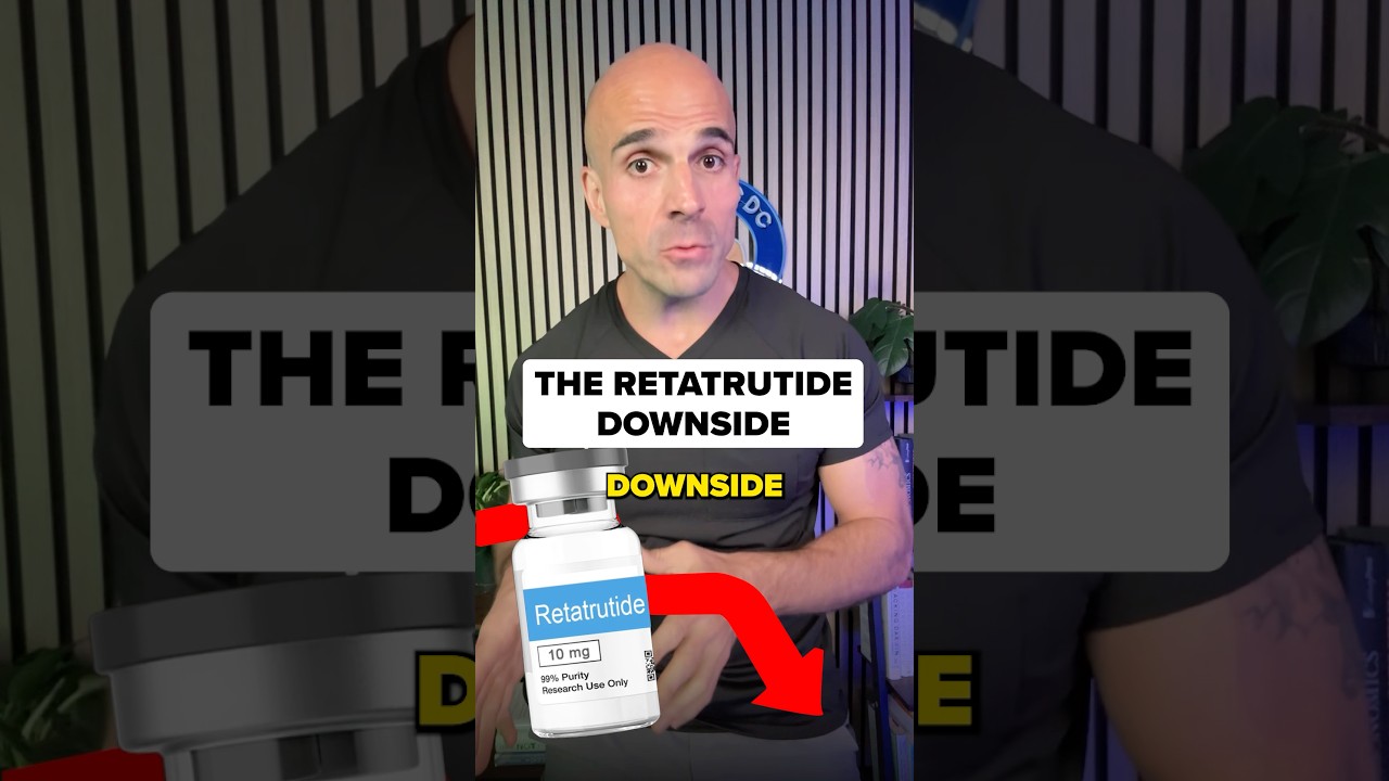 Retatrutide: Hidden Downside 😳📉 #retatrutide #peptides #weightloss #peptidetherapy