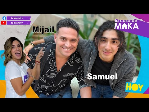 Mijail Mulkay por primera vez con su hijo Samuel en #LaCasaDeMaka Muchas anécdotas y sorpresas!