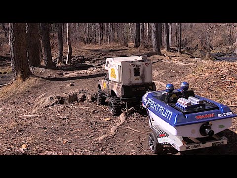 RC CWR Jet Boat challenge excepted The Wall Fall Jump