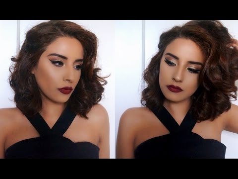 Prom Makeup + Hair Tutorial // Classic Hollywood Glam...