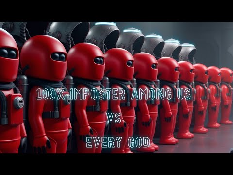 100x Imposter Among Us + 2x GIANT vs 2x Every God - Totally Accurate Battle Simulator TABS