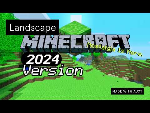 Unbelievable Minecraft Beat - Landscape 2024 Version - Auxy-made