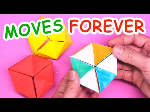How To Make ORIGAMI Paper Moving FLEXAHEDRON