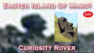 Easter Island Moai Style Head Pictured On Mars By Curiosity Rover?
