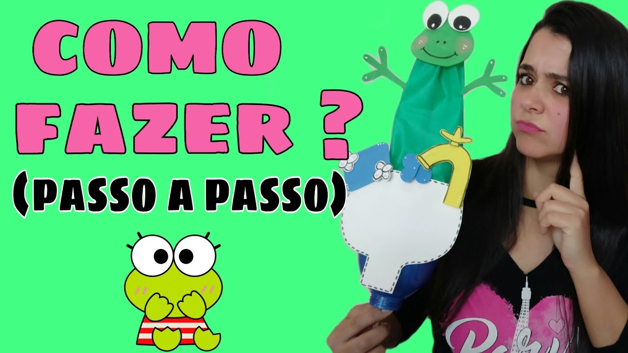 COMO FAZER O RECURSO UTILIZADO NA MÚSICA : O SAPO LAVOU A MÃO ( passo a passo)