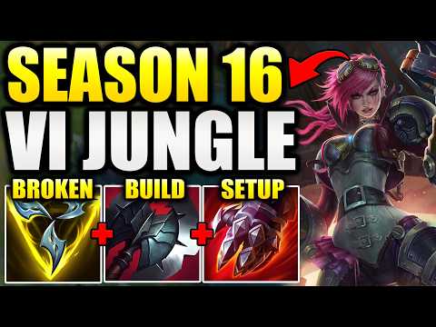 HOW TO CLIMB WITH VI JUNGLE IN SEASON 16! (+NEW BUFFS)