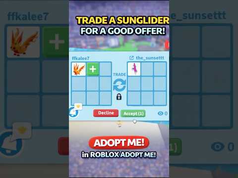SUNGLIDER TRADE FOR A GOOD OFFER | ADOPT ME