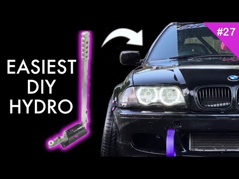 How to install an EASY inline Hydro | E46 Drift Build Hydraulic e-brake