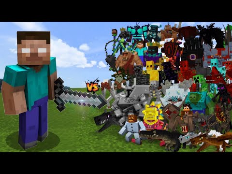 Umesh - EPIC Herobrine showdown with deadly mobs!