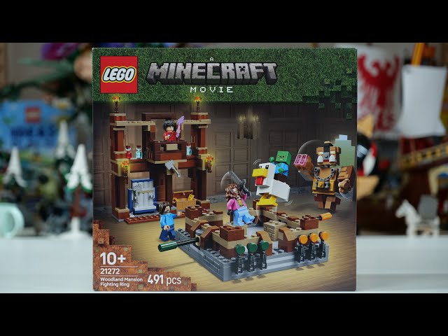 Vídeo relacionado con LEGO Minecraft El Ring de Combate de la Mansión del Bosque - Juego Interactivo de la Película - Minifiguras de Bebé Zombi, Steve, Garret y Henry - Regalo Gamer para Niños y Niñas de 10+ Años 21272