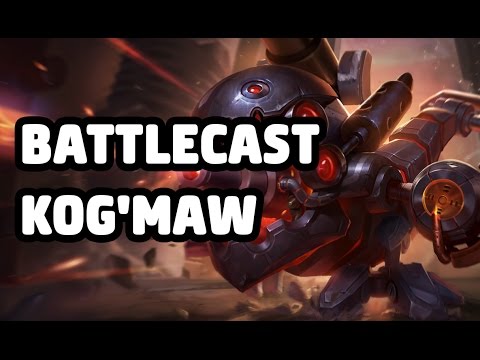 BATTLECAST KOG'MAW SKIN SPOTLIGHT - LEAGUE OF LEGENDS