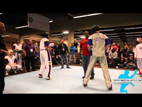 Corey Williams vs Danny Potts - Mens Team Sparring - AKA Warrior Cup 2015