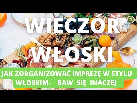 Dolce vita. Impreza w stylu włoskim. Kawa, pyszne jedzenie, muzyka, klimat.