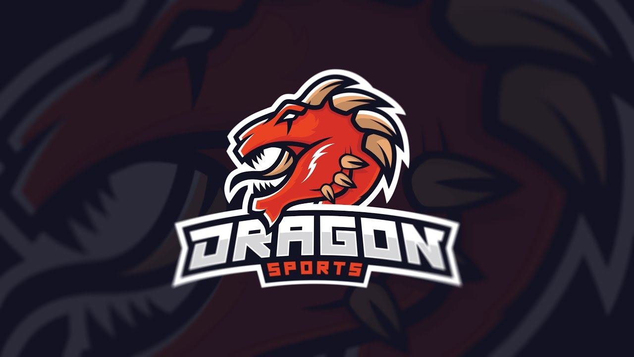[Logo Mascot] Dragon Speedart - Adobe Illustrator