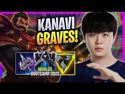 KANAVI SHOWTIME WITH GRAVES! - JDG Kanavi Plays Graves JUNGLE vs Lee Sin! | Bootcamp 2023