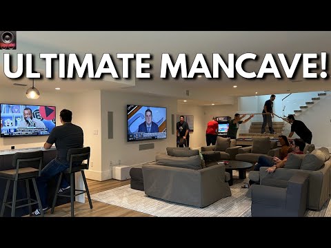 Inside Look of my Mancave | 4 Home Theaters, a Bar, a Gym, an Arcade