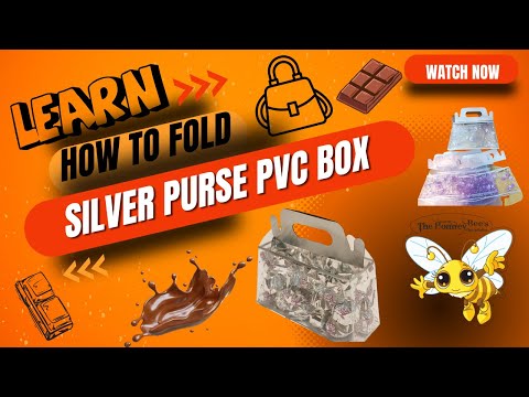 Learn How to Fold Silver Purse PVC Chocolate box
