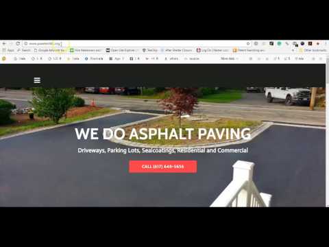 Asphalt Paving Services, Driveway Boston Massachusetts