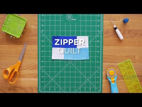 Quilt Snips Mini Tutorial - Zipper Quilt