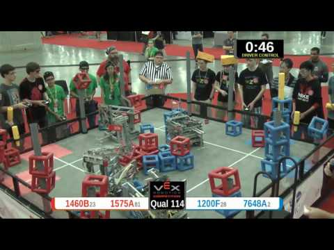 2015 VRC Sci Q114 - 1460B 1575A vs 1200F 7648A - 37 to 73 - VEX Worlds 2015 - Science Division