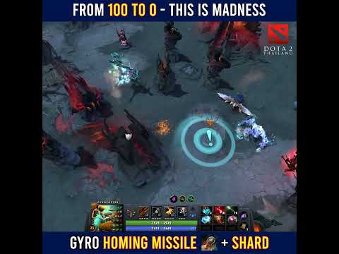 Magic Build Gyrocopter! Dota 2 Amazing