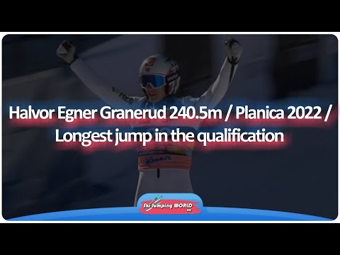 Halvor Egner Granerud 240.5m / Planica 2022 / Qualification / Longest Jump