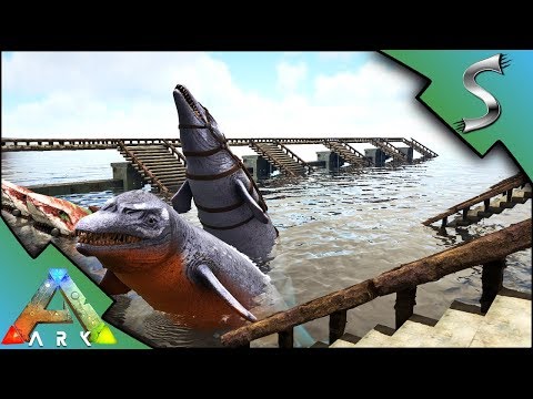 THE WATER PENS! MASSIVE BASE EXPANSION & WATER DINO STORAGE! - Ark: Survival Evolved [S4E36]