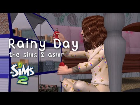 staying in on a rainy day 🌧️ the sims 2 cozy gameplay • no mods
