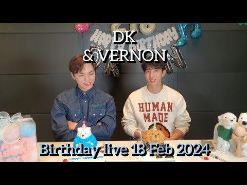[MULTI SUB]🔴(VERNON🐻& DK🐼) BIRTHDAY CELEBRATION LIVE 🎉 #vernon #dk #seventeen #mingyu