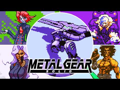 Metal Gear Solid (Ghost Babel Game Boy Color) - All Bosses + Ending