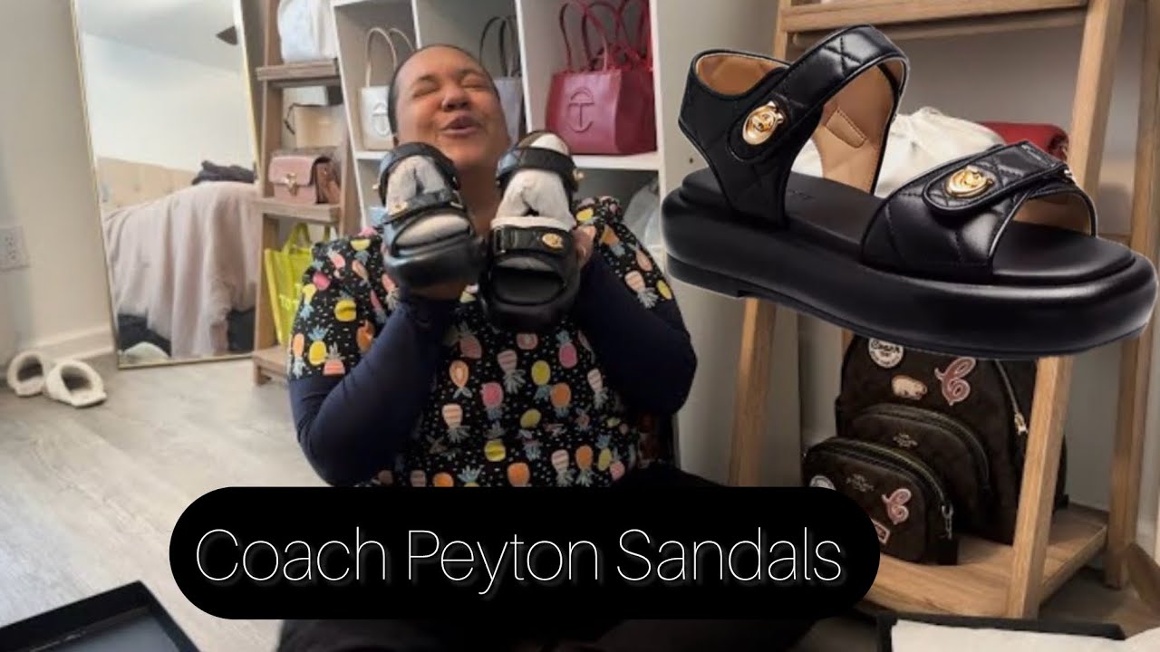 Coach Peyton Sandal Unboxing | + The bags I’ll pair them with!