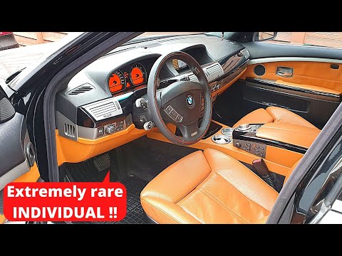 BMW e65 Extremely rare Individual Interior Retrofit