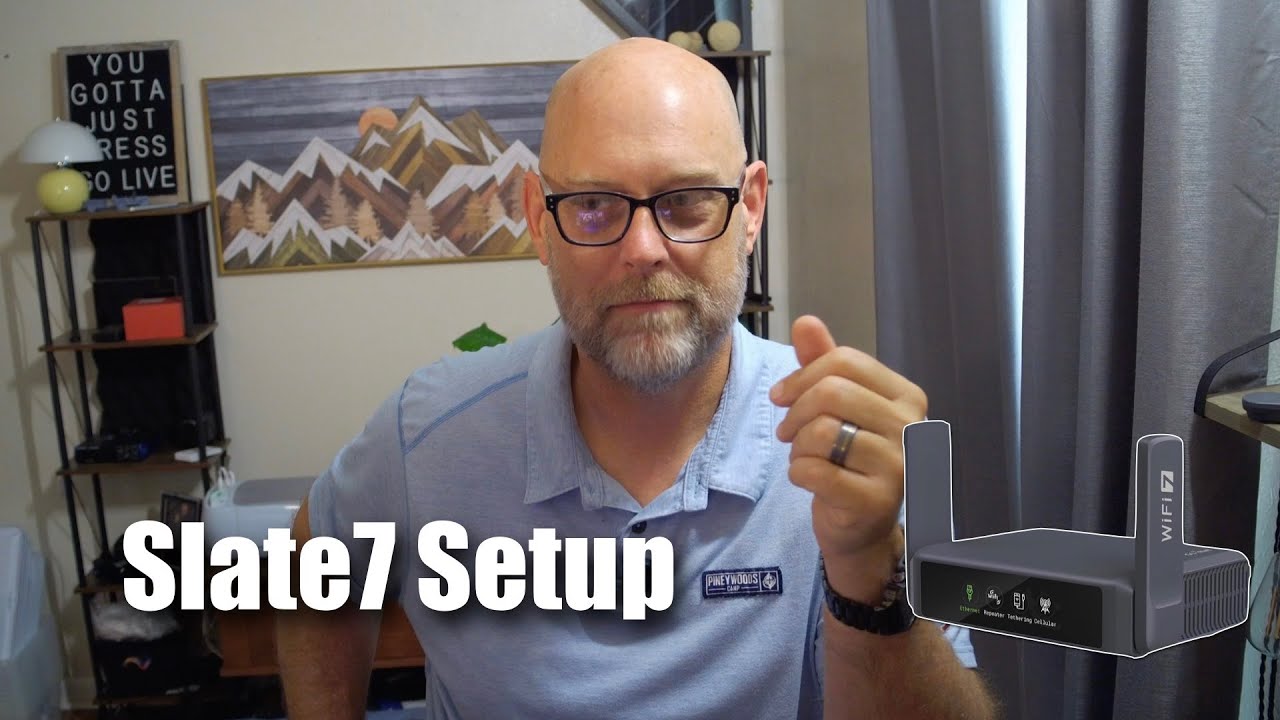 SLATE7 Travel Router Setup for Mobile Live Streaming