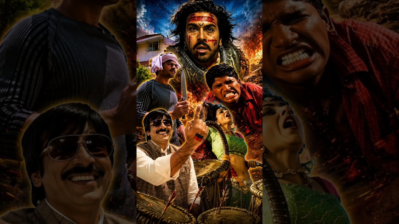 Tollywood Heroes vs One Knife 🤣 | 🔥 Heroes Fight… Editor Wins 😂🎬