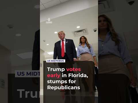 Trump votes in Florida and heads to Georgia to campaign for Republican candidates