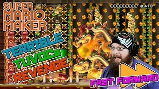 Super Mario Maker but every time I get hit it gets faster - Super Mario Maker - TUVOC'S REVENGE