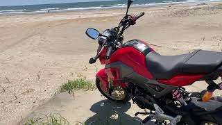 #グロム　モトブログ　久しぶりに海まで走りました