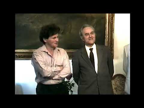 Inaugurarea galeriei de artă Cupola în anul 1992