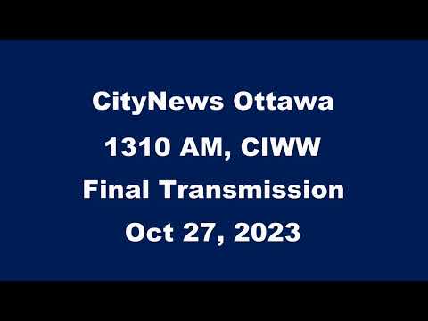CityNews Ottawa 1310 - Final Transmission