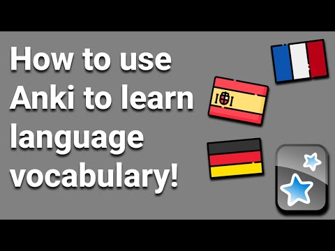How to use Anki to learn language vocabulary!