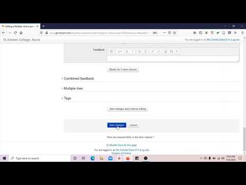 MO7  How to give quiz on Moodle