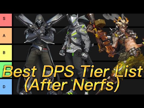 Best DPS Tier List(After New Nerfs)Overwatch 2