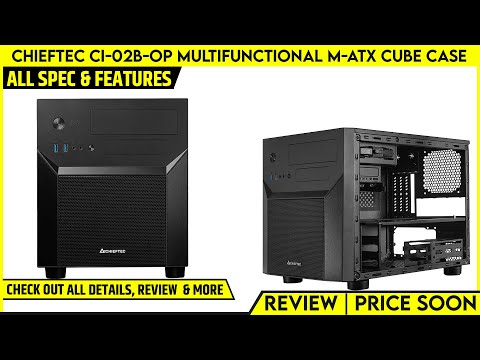 Chieftec CI-02B-OP kompiuterio dėklas Cube Juodas video