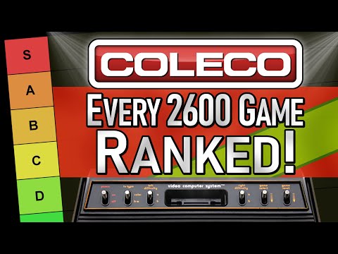 The Ultimate Coleco/Atari 2600 Tier List - ALL RELEASED GAMES RANKED