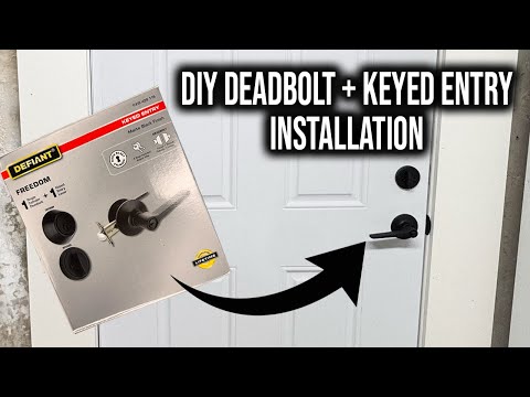 Defiant Freedom Deadbolt + Keyed Entry Knob | DIY Installation