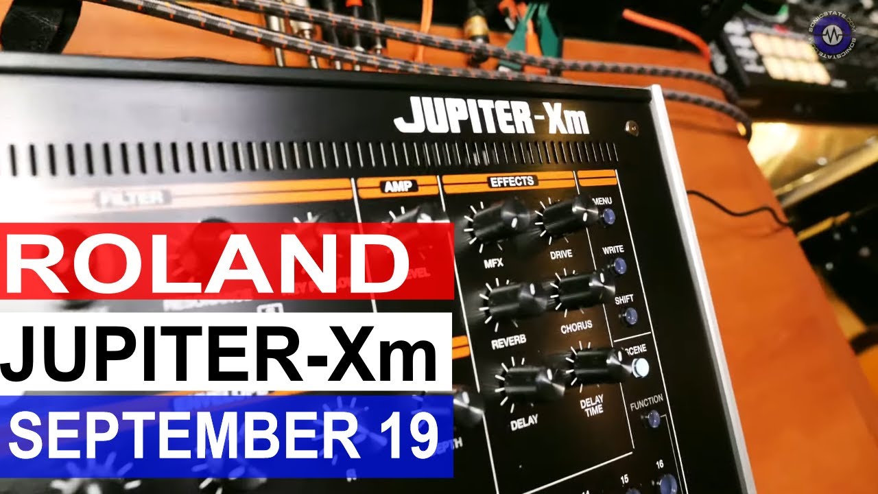 Roland Jupiter Xm | Roland 1909 Launches - YouTube