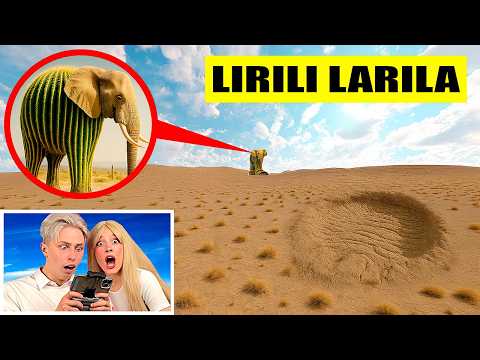 My Drone Filmed LIRILI LARILA in Real Life!